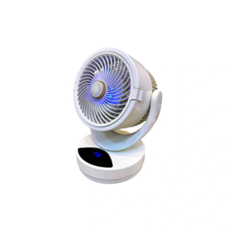 Eis mit farbigen Lichtern und Ventilator